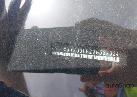 2018 Hyundai Santa Fe Sport 2.4L из США, поврежденный, VIN 5XYZU3LB2JG532324